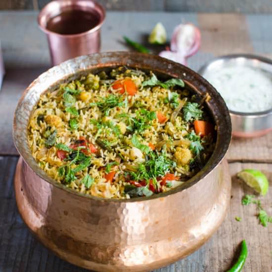 One Pot Vegetable Biryani - Recipe photo by watchwhatueat