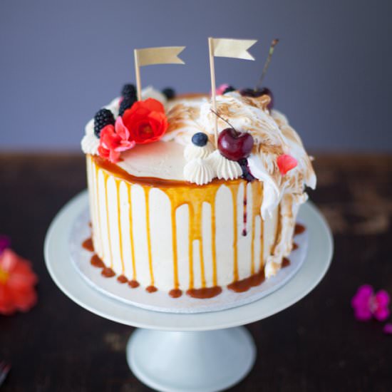 Earl Grey Blackberry Cake - Recipe photo by cococakeland