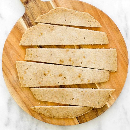 2 Ingredient Flourless Flatbreads - Recipe photo by thebigmansworld