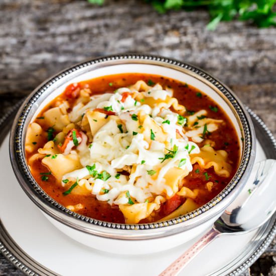 Lasagna Soup - Recipe photo by jocooks