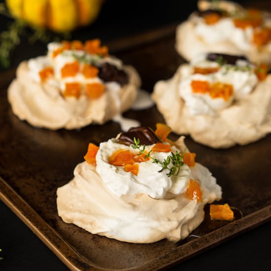 Halloween Mini Pavlovas - Recipe photo by vivalafood