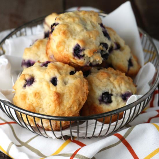 Whopper Lemon-Blueberry Muffins - Recipe photo by EatInEatOut Magazine