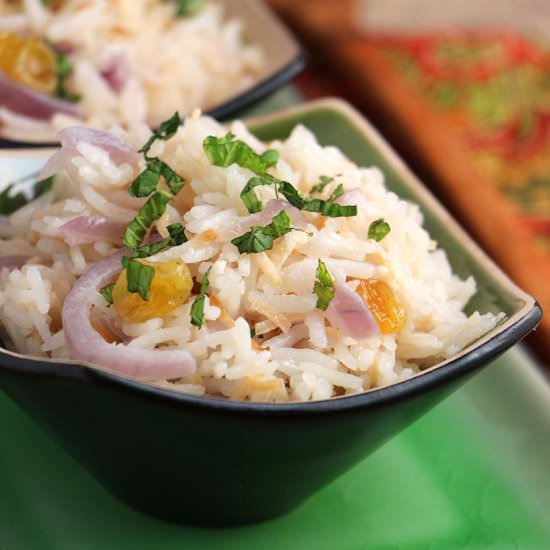 Coconut Rice - Recipe photo by EatInEatOut Magazine