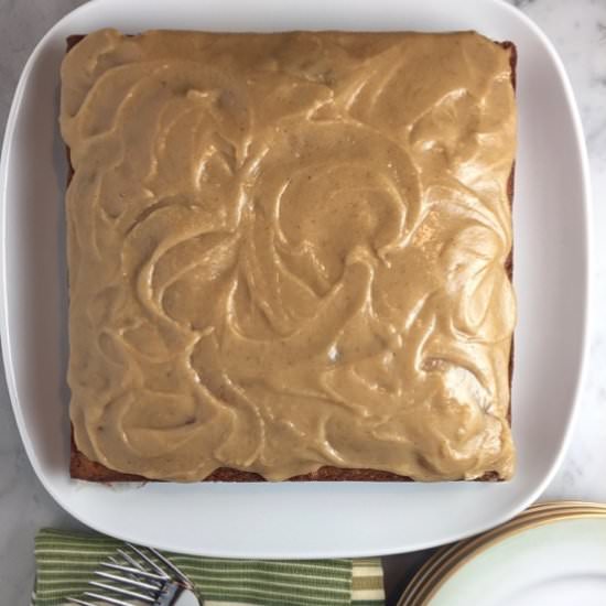 Pear Snacking Cake - Recipe photo by thebrookcook.wordpress.com