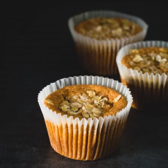 Whole Wheat Jumbo Pumpkin Muffins - Recipe photo by EatGood4Life
