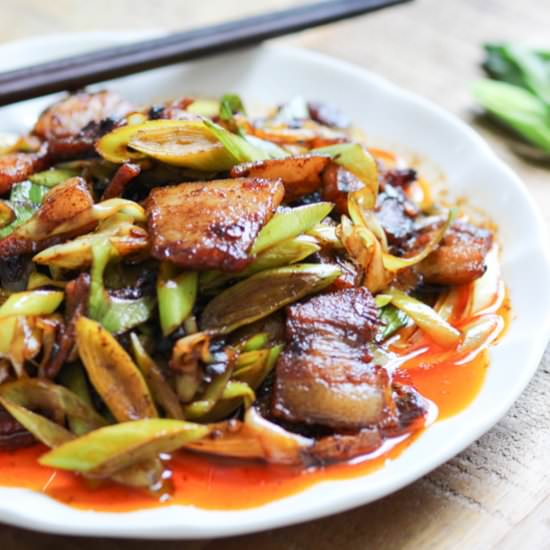 Twice-Cooked Pork Belly - Recipe photo by Spice the Plate