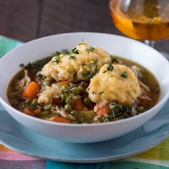 Chicken Pot Pie Soup - Recipe photo by foodiegirlchicago