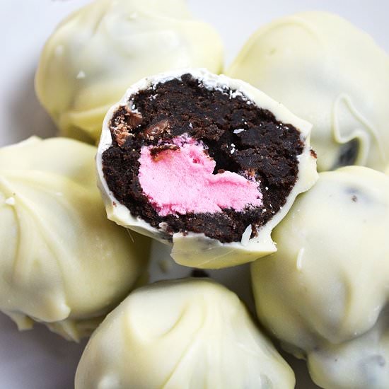Brownie Mallow Balls - Recipe photo by lightscamerabake