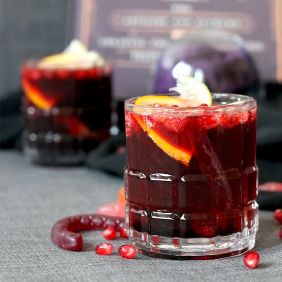 Bloody Goblet Halloween Cocktail - Recipe photo by Cake and Whisky