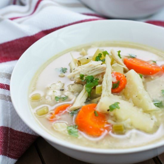 Slow Cooker Chicken Noodle Soup - Recipe photo by SmartLittleCookie