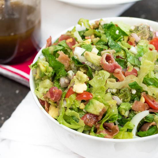 The Best Chopped Salad - Recipe photo by nutritiouseats