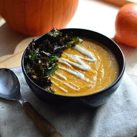Roasted Pumpkin and Carrot Soup - Recipe photo by planetasmaku