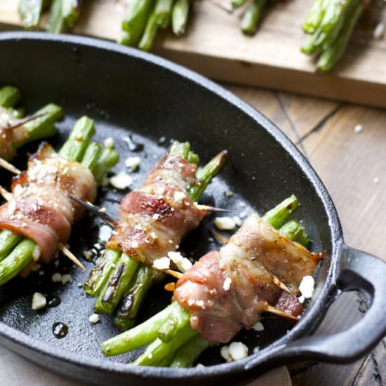 Grilled Bacon Wrapped Green Beans - Recipe photo by maebells