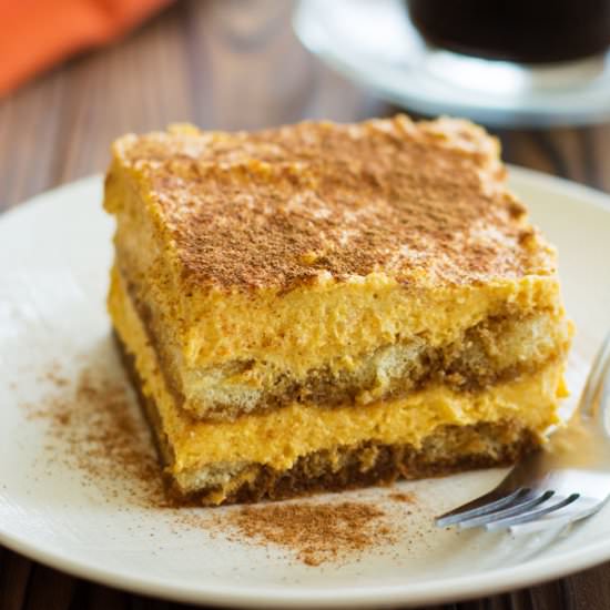 Pumpkin Tiramisu - Recipe photo by kitchengidget