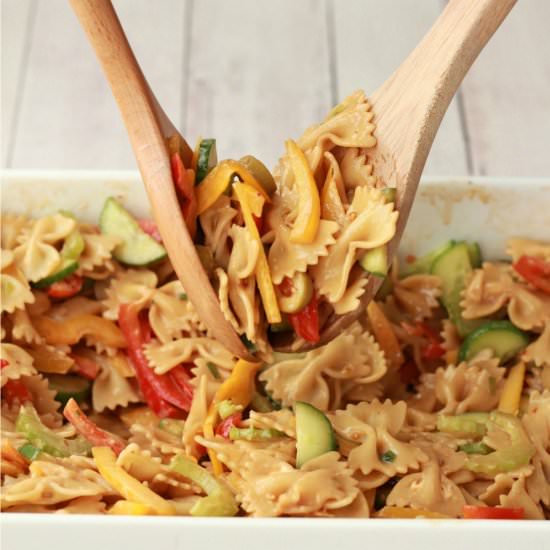 Vegan Pasta Salad - Recipe photo by lovingitvegan