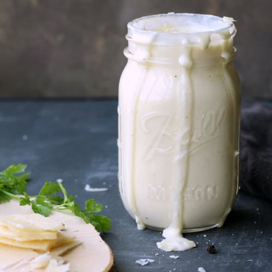 Garlicky Creamy Alfredo Sauce - Recipe photo by Garden in the kitchen