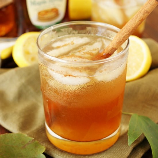 Bourbon Maple Leaf Cocktail - Recipe photo by thekitchenismyplayground