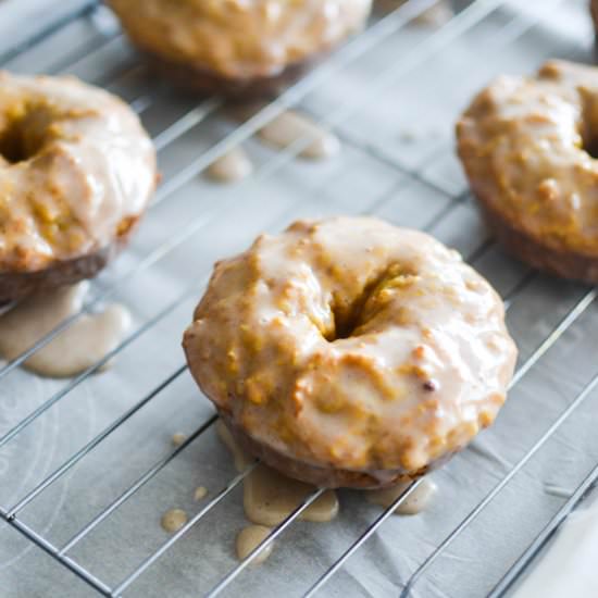 Buttermilk Pumpkin Doughnuts - Recipe photo by warmvanillasugar