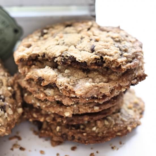 Thin and Chewy Everything Cookies - Recipe photo by trufflesandtrends