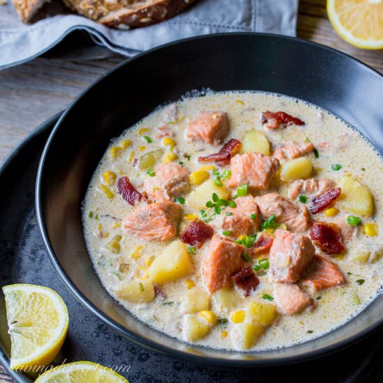Salmon Chowder - Recipe photo by Savingroomfordessert