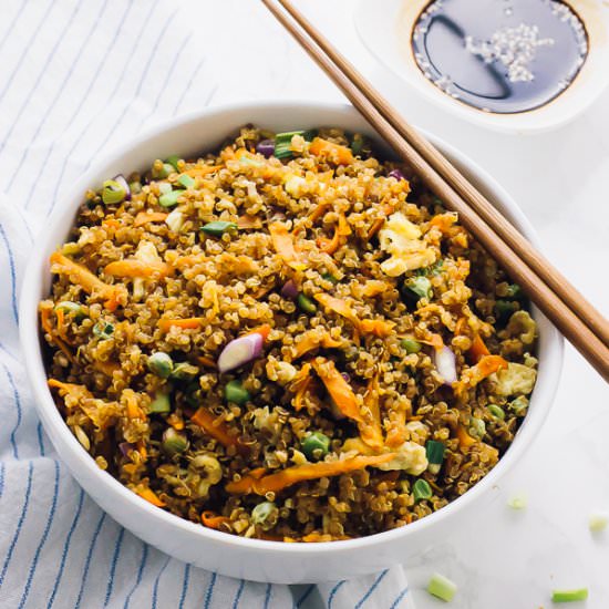 Healthy Quinoa Fried Rice - Recipe photo by jessicainthekitchen