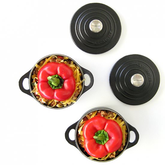 Stuffed Bell Peppers Unstuffed - Recipe photo by delightfulrepast