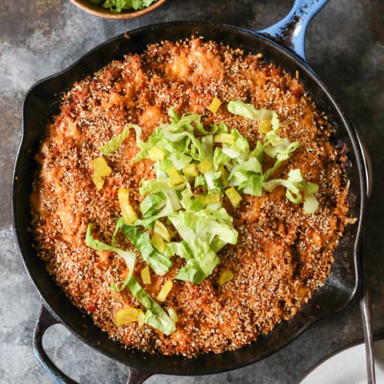 Cheeseburger Quinoa Bake - Recipe photo by domesticateme