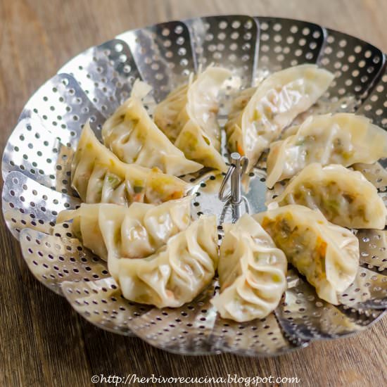 Cheese and Vegetable Dumplings - Recipe photo by Herbivore Cucina