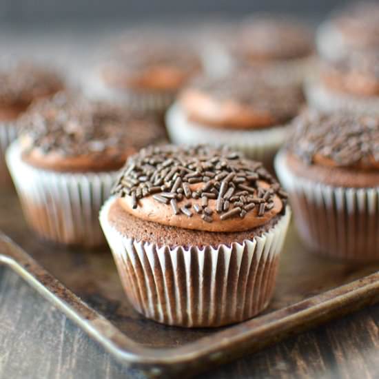 Chocolate Espresso Cupcakes - Recipe photo by simplywhisked