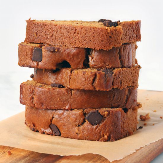 1-Bowl Chocolate Chip Pumpkin Bread - Recipe photo by simplysissom