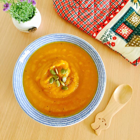 Healing Miso Pumpkin Soup - Recipe photo by Gem2016