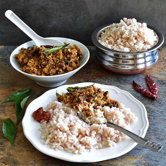 Pumpkin with Red Cowpeas/ Erissery - Recipe photo by pepperdelight