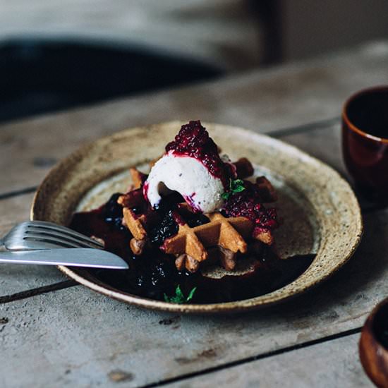 Chocolate waffles - Recipe photo by what should i eat for breakfast today
