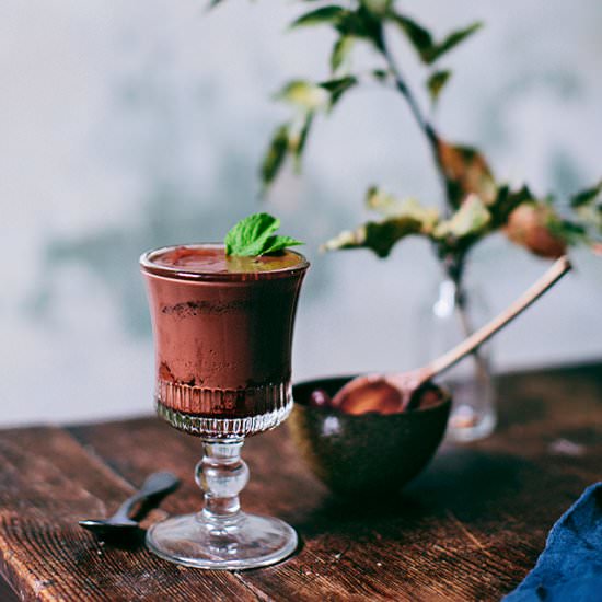 hot chocolate with plum compote - Recipe photo by what should i eat for breakfast today