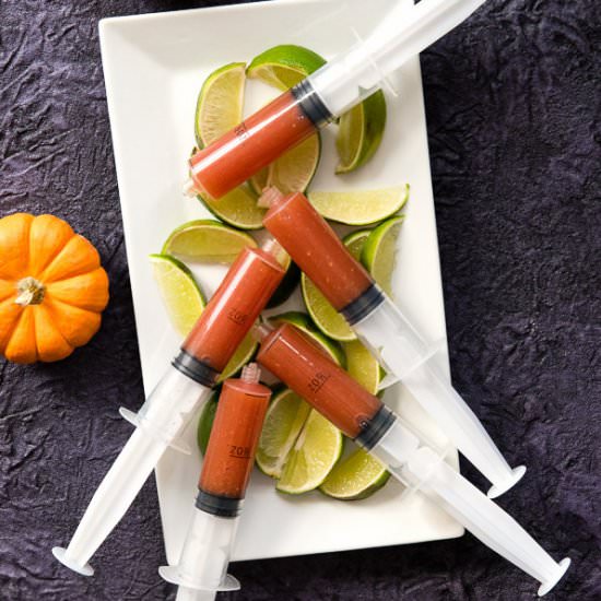 Bloody Maria Shots - Recipe photo by boulderlocavore