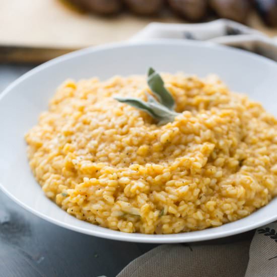 Easy Pumpkin Risotto - Recipe photo by lemons for lulu