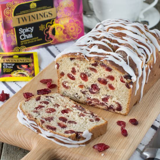 Spicy Chai Tea & Cranberry Loaf - Recipe photo by CharlottesLivelyKitchen