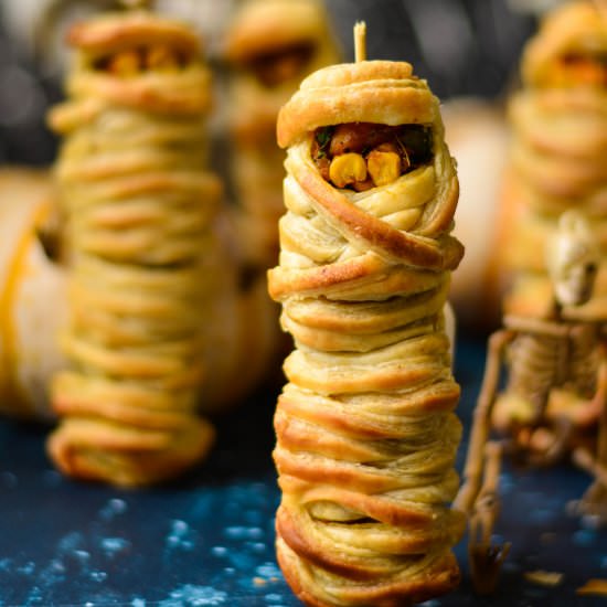 Veg Puff Mummies - Recipe photo by loveisinmytummy