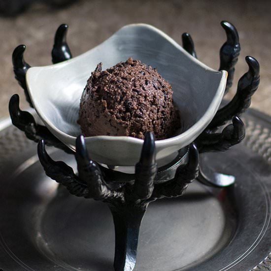 Vegan Halloween Dessert: Gruesome Rice - Recipe photo by geekypoet