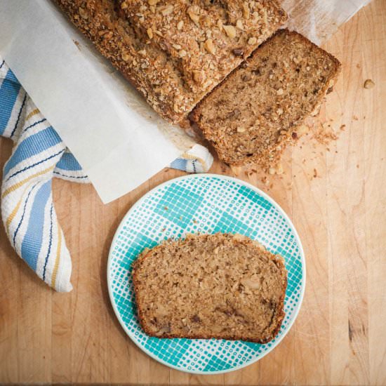Coconut Bourbon Banana Bread - Recipe photo by thesharedplate