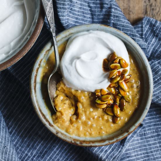 Pumpkin Tapioca Pudding - Recipe photo by snixykitchen