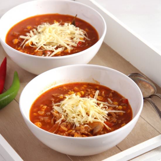 Pizza Soup - Recipe photo by adinutza