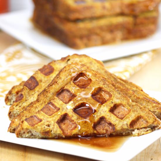 Pumpkin Waffled French Toast - Recipe photo by 360familynutrition