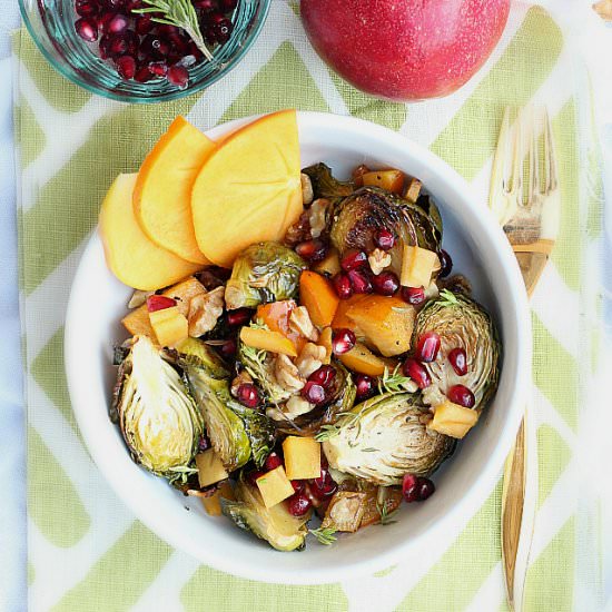 Pomegranate Salad & Maple Dressing - Recipe photo by Delightful Mom Food