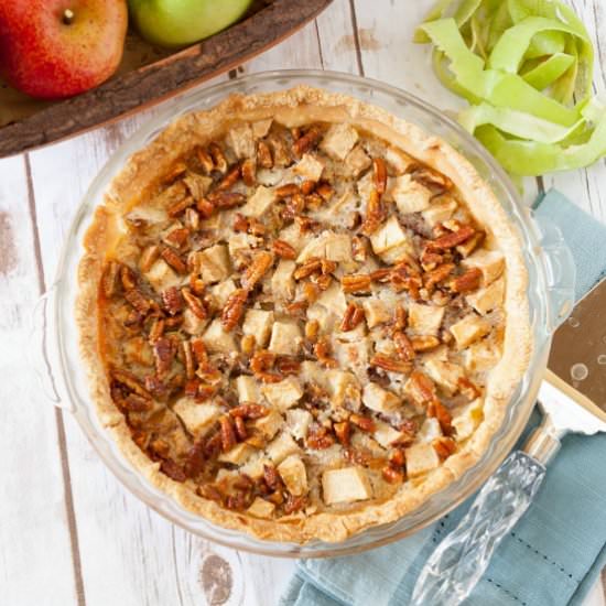 Apple Pecan Pie - Recipe photo by Food Done Light