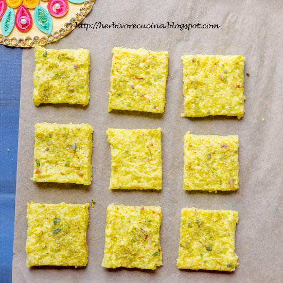 Dudhi Barfi | Bottle Gourd Fudge - Recipe photo by Herbivore Cucina
