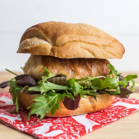 Cod & Pancetta Burger - Recipe photo by HedgeComber