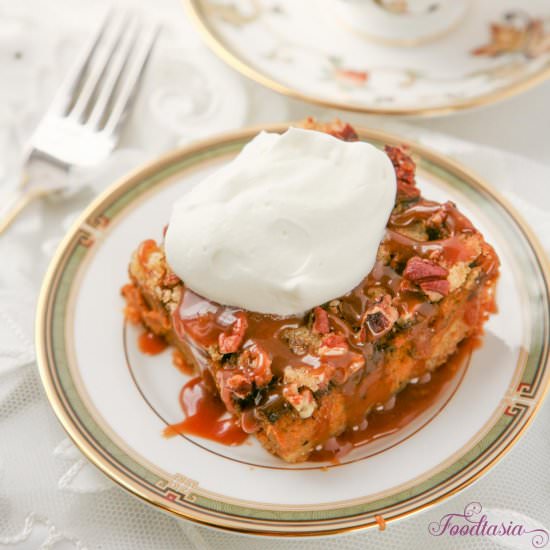 Pecan Crumble Pumpkin Cobbler - Recipe photo by Foodtasia