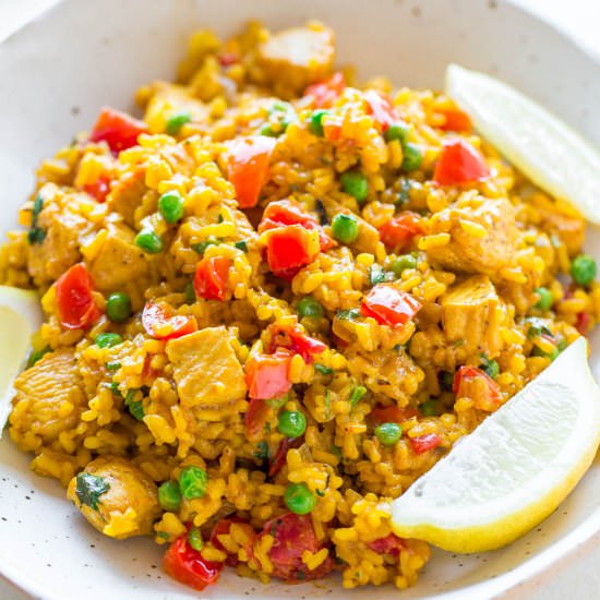 Easy Chicken Paella - Recipe photo by Averie
