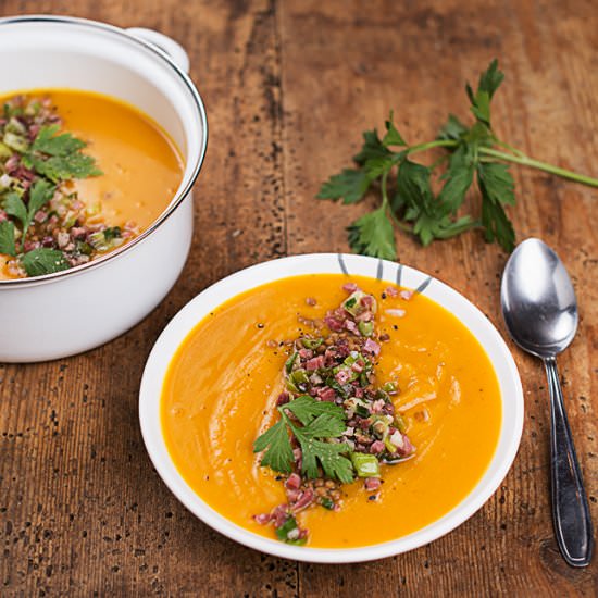 Pumpkin lentils stew - Recipe photo by cookingcatrin